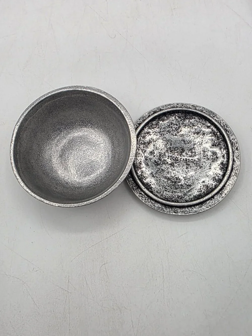 Vintage 2000 Carson Pewter Friends Forever Small Friendship Keepsake Trinket Box